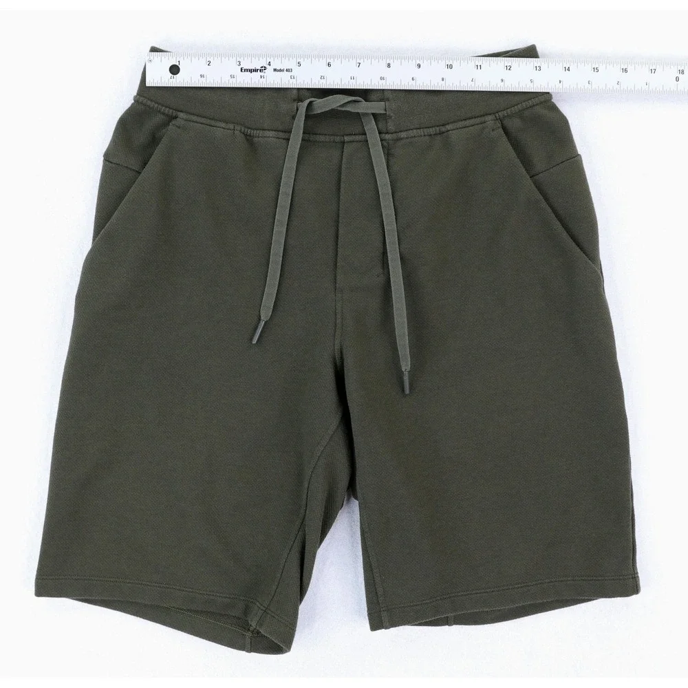 Lululemon City Sweat Shorts Mens Small Green 9
